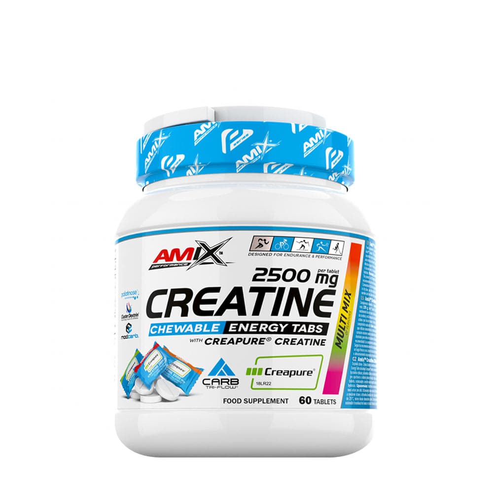 Amix - Creatine Gummies Energy Tabs 2500mg - 60 kauwtabletten – Amix packaging