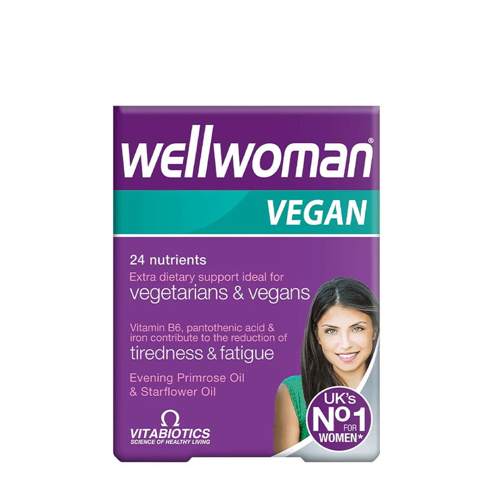 Vitabiotics - Wellwoman Vegan - 60 Tablets – Vitabiotics packaging