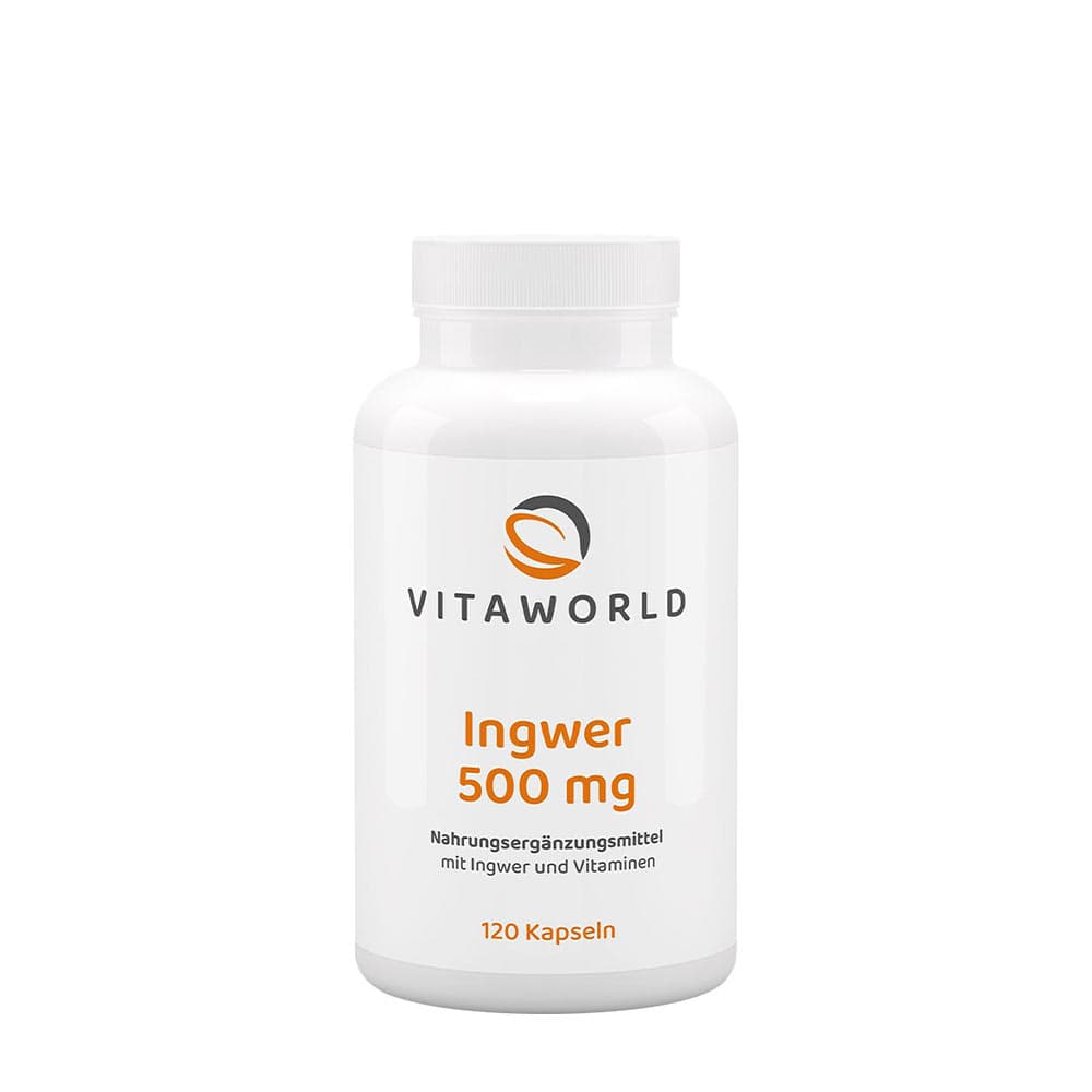 Vitaworld - Ginger - 120 capsules – Vitaworld emballage