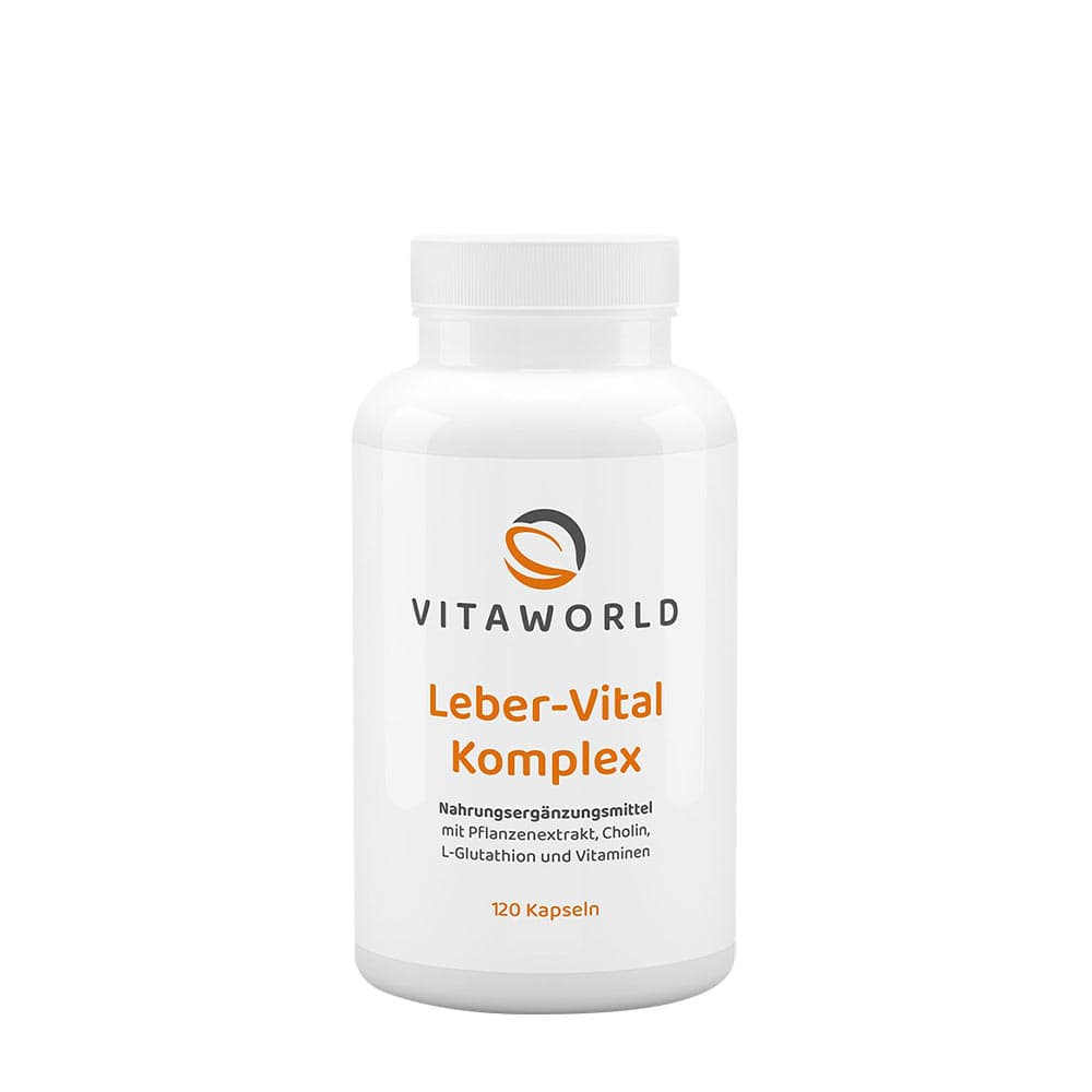 Vitaworld Liver Vital Complex 120 Kapseln – Vitaworld Verpackung