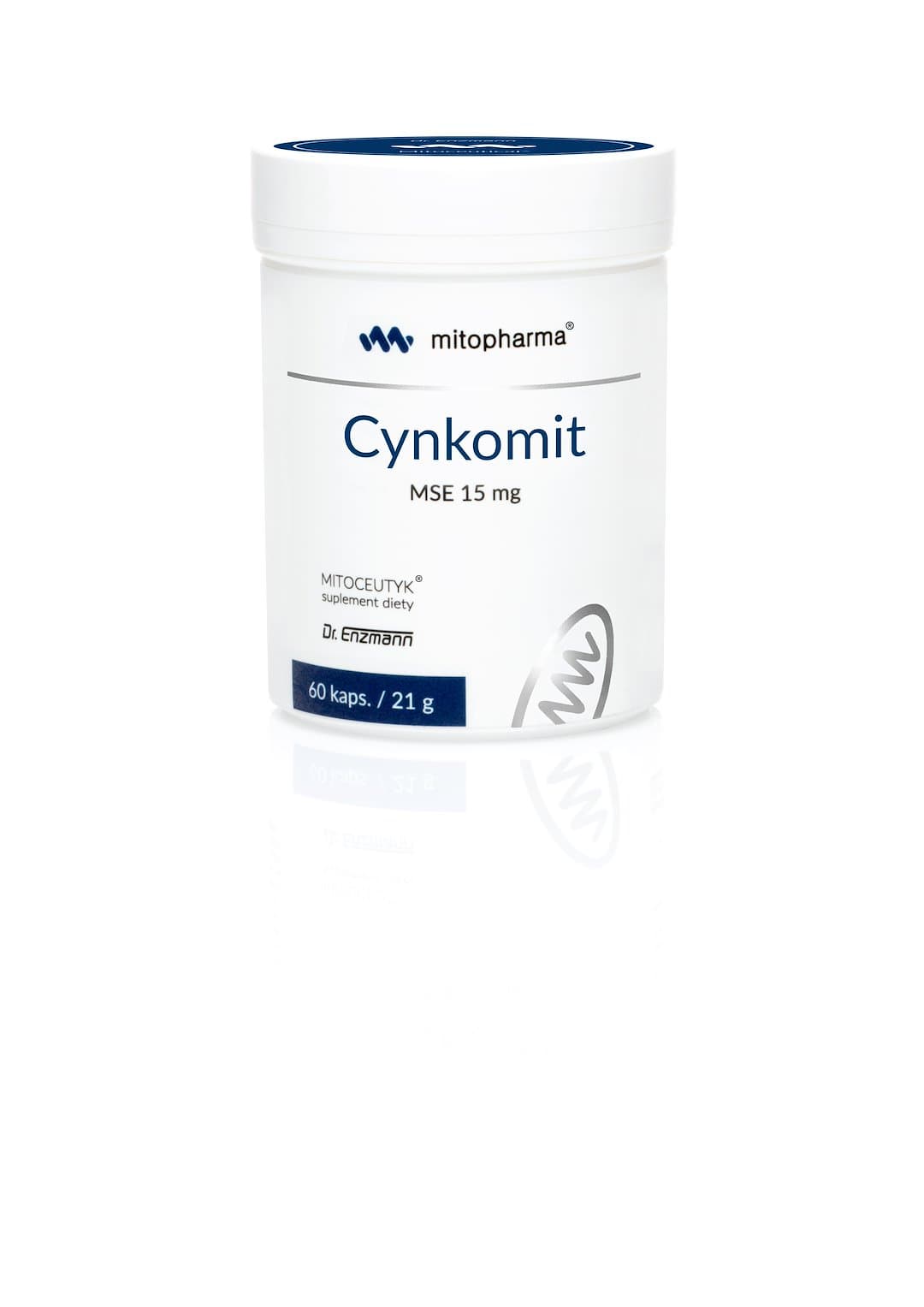 Dr. Enzmann MSE - Cynkomit 15 mg - 60 gélules – mitopharma emballage