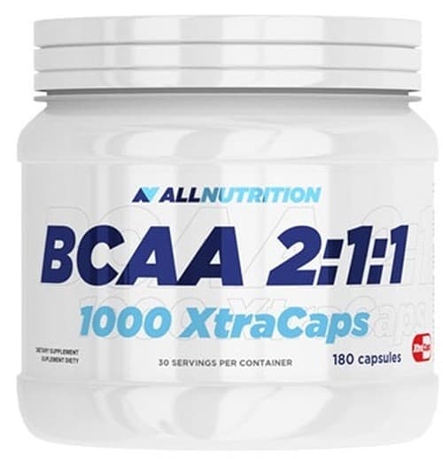 Allnutrition - BCAA 2:1:1 Extra Caps - 180 kapslar – Allnutrition förpackning