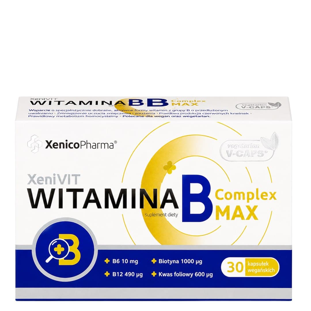 Xenico Pharma - Vitamin B Complex MAX – XENICO PHARMA packaging