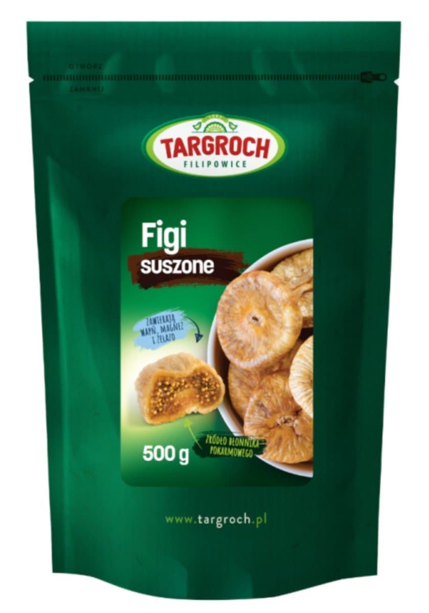 Targroch - Dried Figs - 500 g – Targroch förpackning