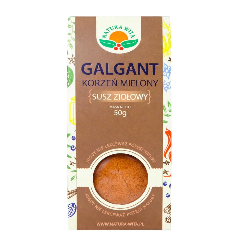 NATURA-WITA - Galangal Root Ground - 50g – Natura-Wita förpackning