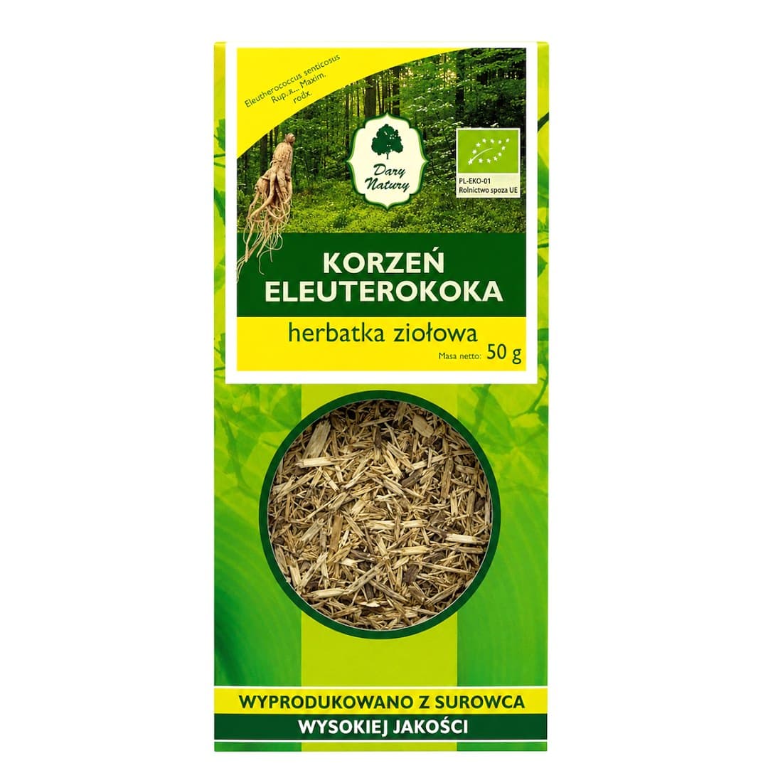 Dary Natury - Eleuthero Root - 50g – Dary Natury förpackning