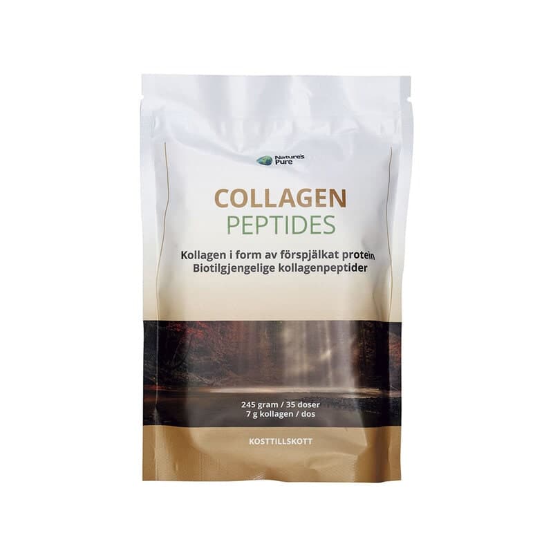 Kollagenpeptider 245g – Natures Pure Verpackung