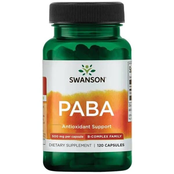 Swanson - PABA - 500 mg - 120 kapslar