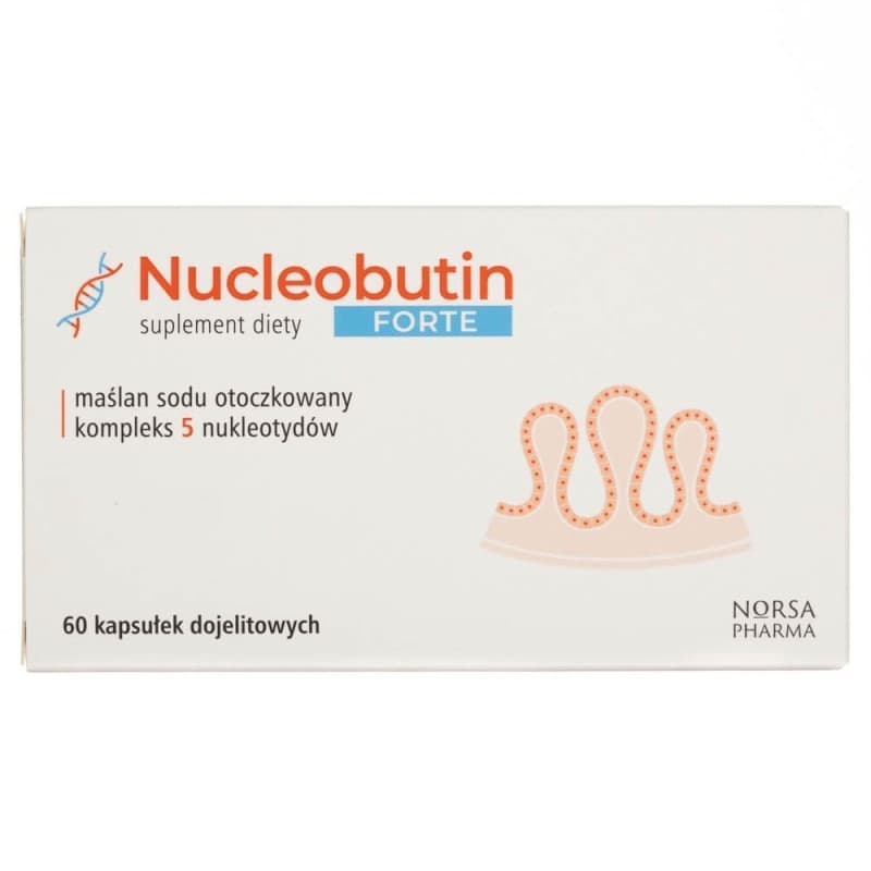 Norsa Pharma - Nucleobutin Forte - 60 kapslar