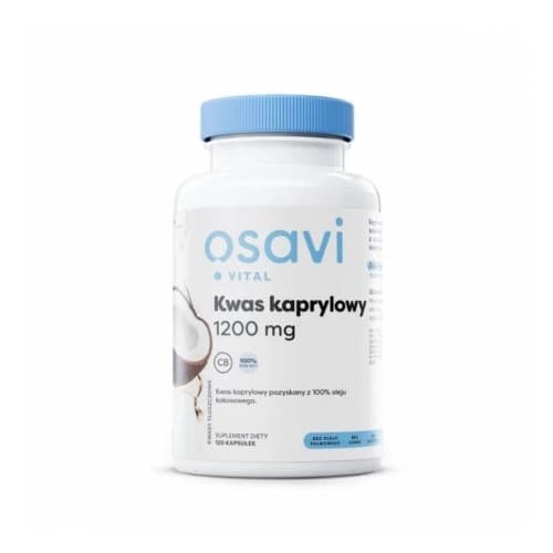 Osavi - Caprylic Acid, 1200mg - 120 soft capsules – Osavi packaging