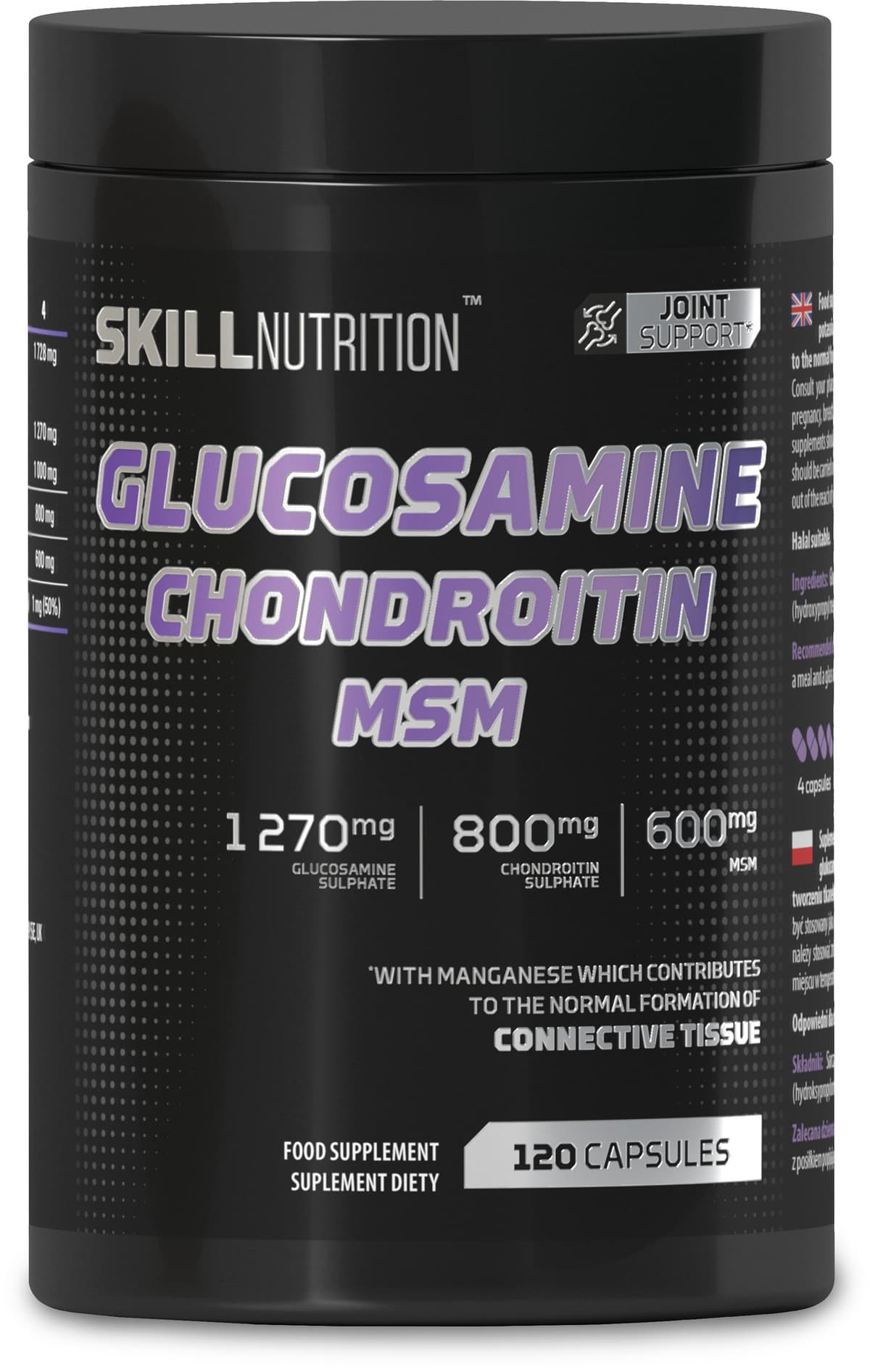 Skill Nutrition - Glucosamine Chondroitin MSM – Skill Nutrition förpackning