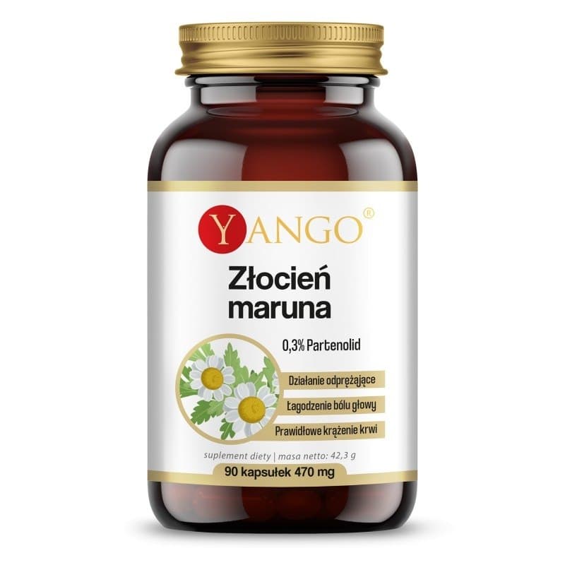 Yango Goudsbloem-extract 380 mg – 30 capsules – Yango packaging