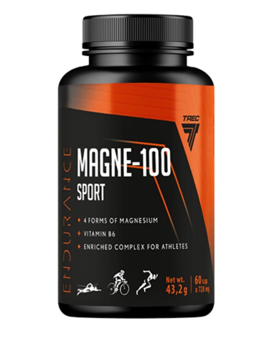Trec - Magne-100 Sport - 60 kapsułek – Trec packaging