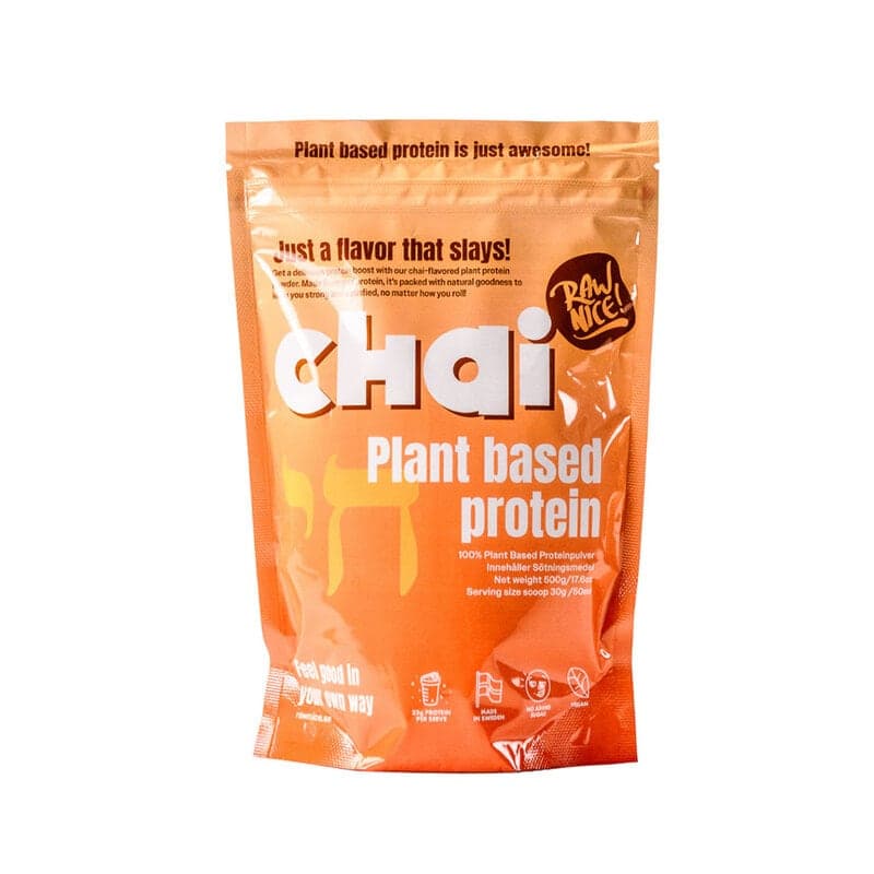 Chai Protein Powder 500g | Rawnice – Raw Nice confezione