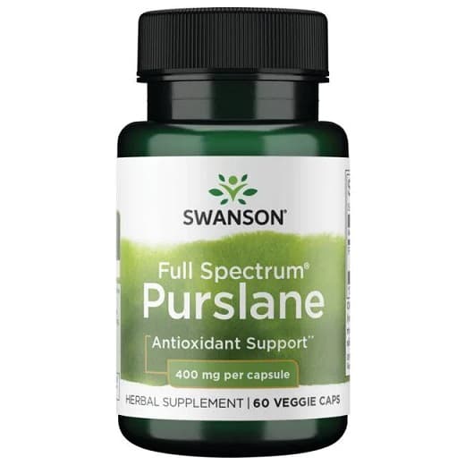 Swanson Full Spectrum Portulak 400 mg - 60 Vegetariska Kapslar