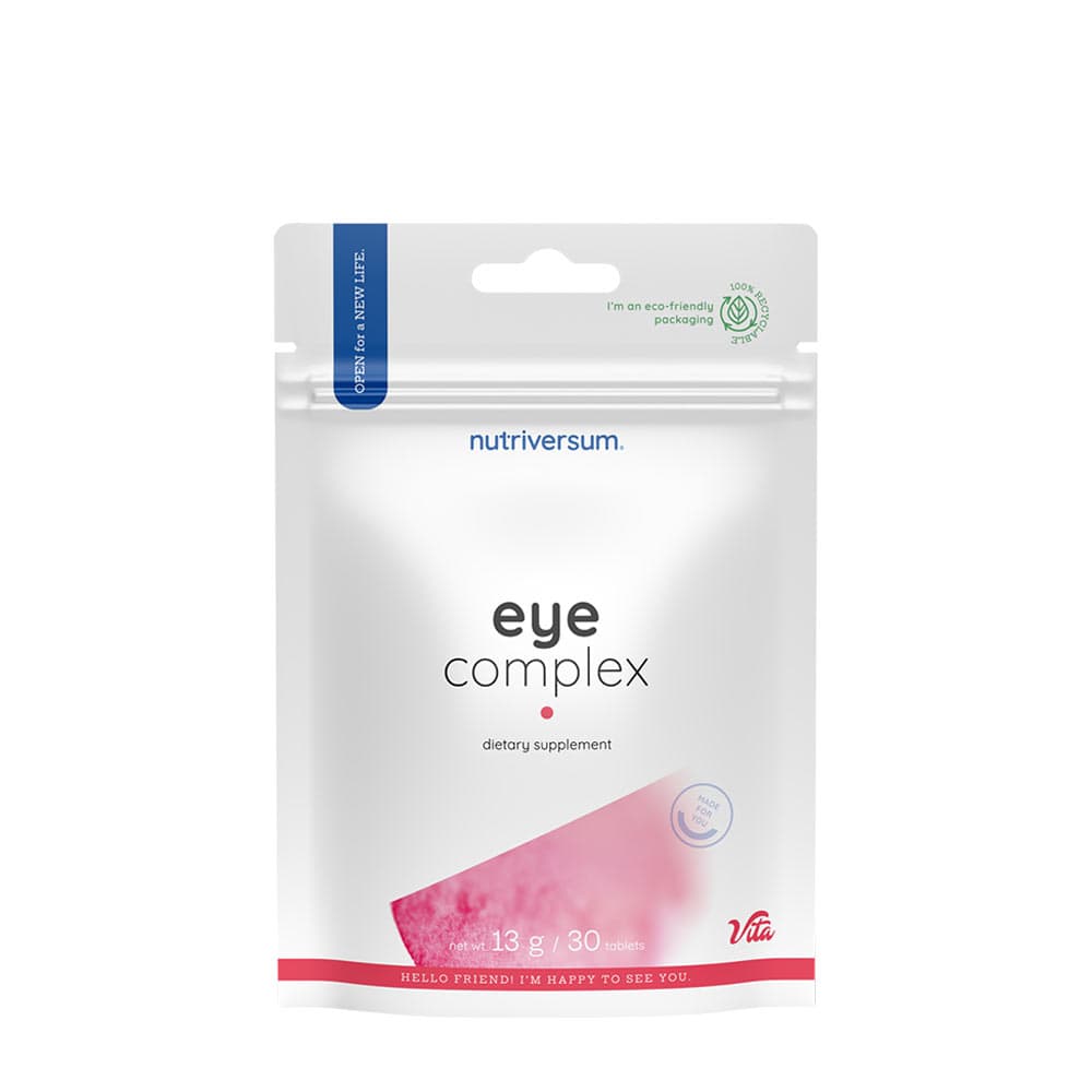 Nutriversum Eye Complex - 13g / 30 Tabletten – Nutriversum Verpackung