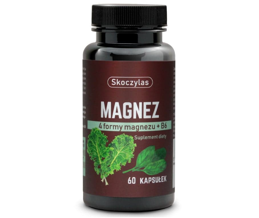 Magnesium 4 Forms with Vitamin B6, Spinach & Kale - 60 Capsules – Skoczylas Verpackung