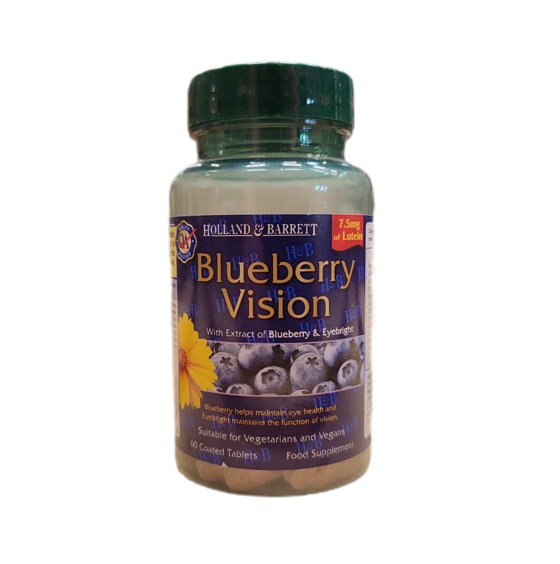 Holland & Barrett Blueberry Vision 30 kapslar – Holland & Barrett förpackning