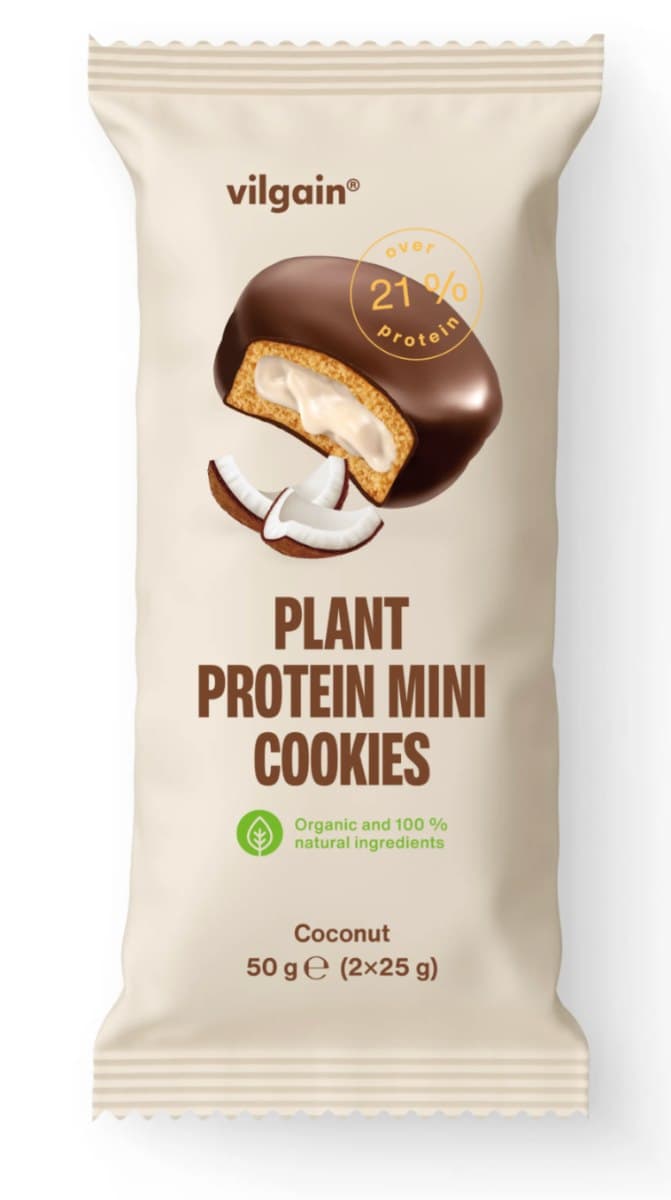 Vilgain Vegan Cookies kokos 50 g (2 x 25 g) | Vilgain