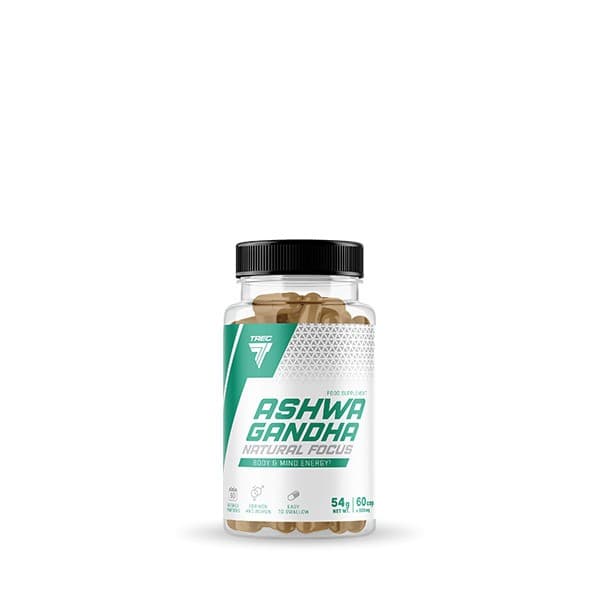 Trec Ashwagandha Natural Focus - 60 cápsulas – Trec packaging