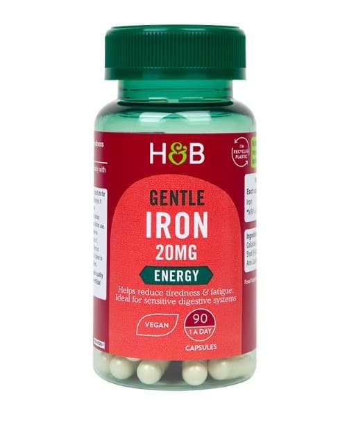 Holland & Barrett Gentle Iron - 90 Vcaps – Holland & Barrett embalagem