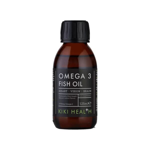 KIKI Health - Omega 3 Fish Oil, Lemon - 125 ml.