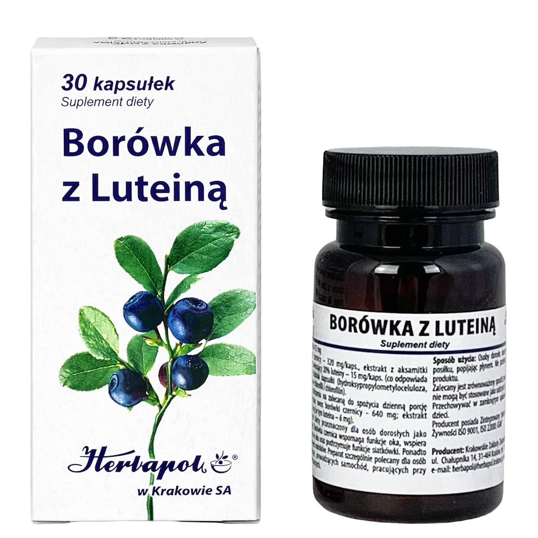 Herbapol Kraków - Bilberry With Lutein - 30 capsules