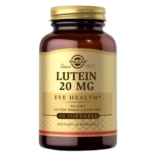 Solgar Lutein 20mg 60 Sgels – Solgar packaging