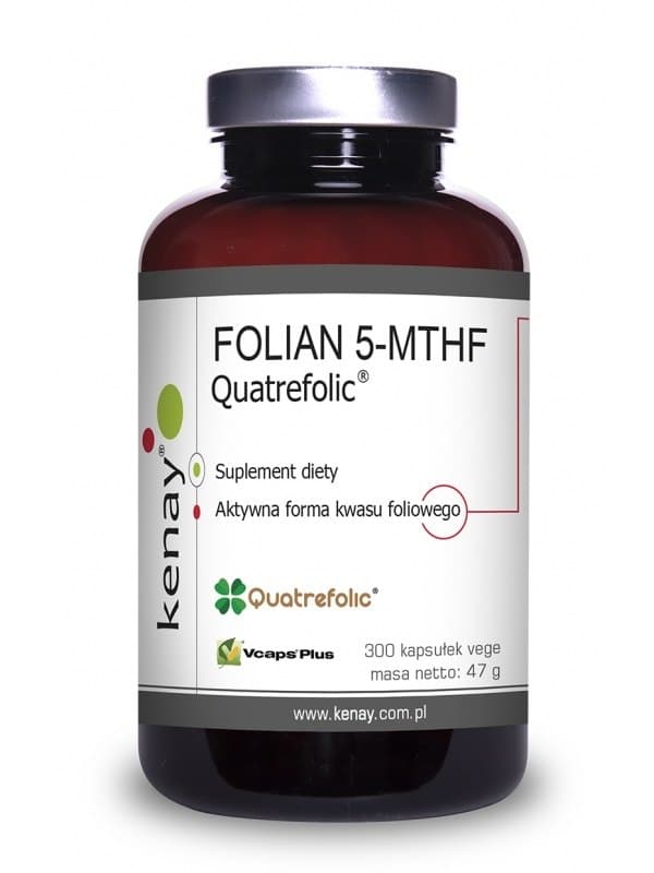 Kenay Folian 5-MTHF Quatrefolic – 300 capsules – Kenay packaging