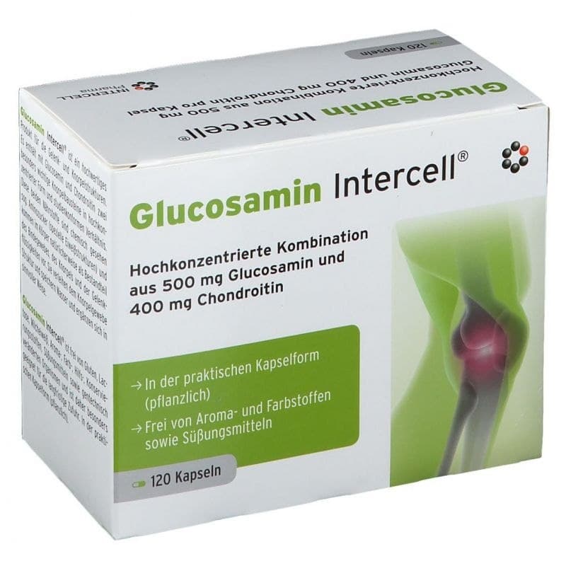 Intercell Pharma Glucosamine 1000 mg - 120 kapslar