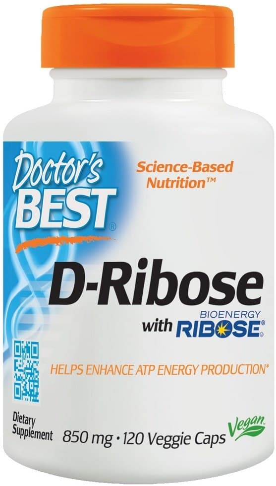 Doctor's Best - D-Ribose - 120 Vcaps