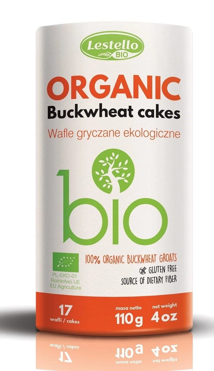 Lestello - Organic Buckwheat Cakes - 110g – Lestello förpackning