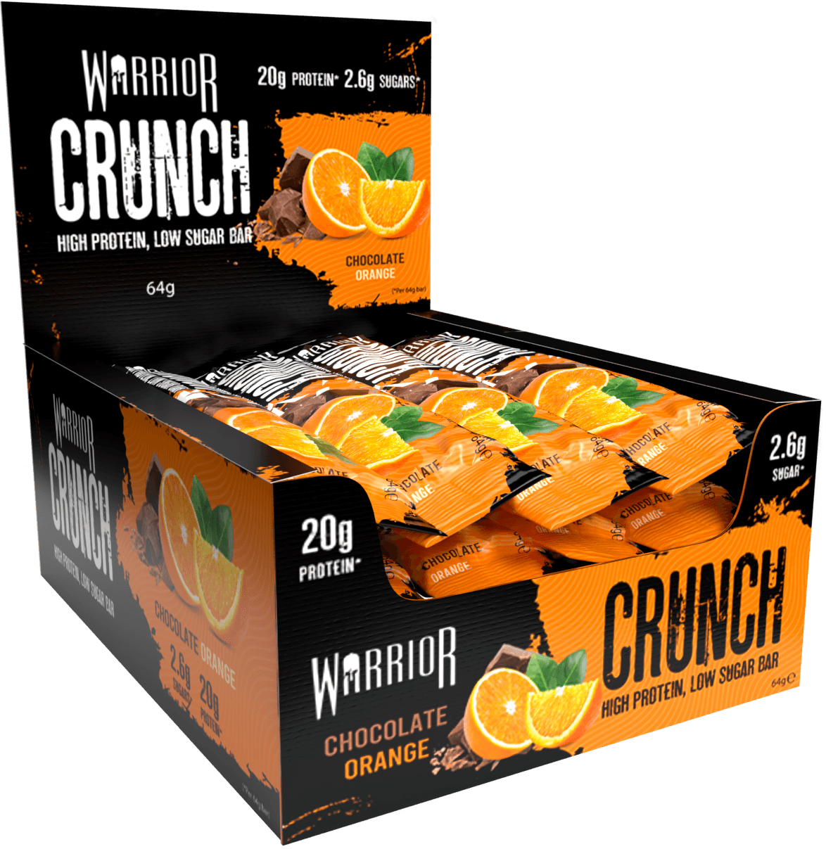 Barra Warrior Crunch – Warrior embalagem