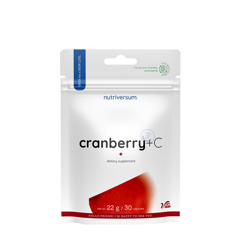 Nutriversum Cranberry + C – 30 kapsułek, 22g
