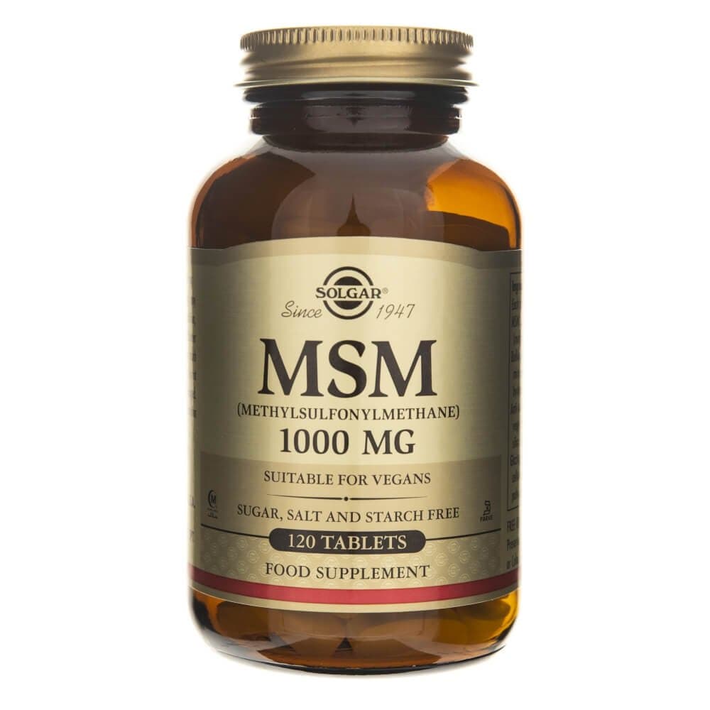 Solgar MSM 1000mg tabletki – Solgar opakowanie