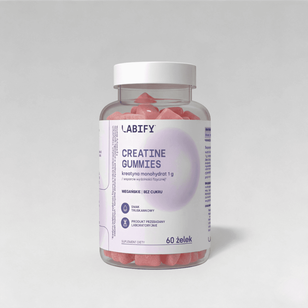 Labify Creatine Gummies Jordgubb 60 bitar – Labify packaging