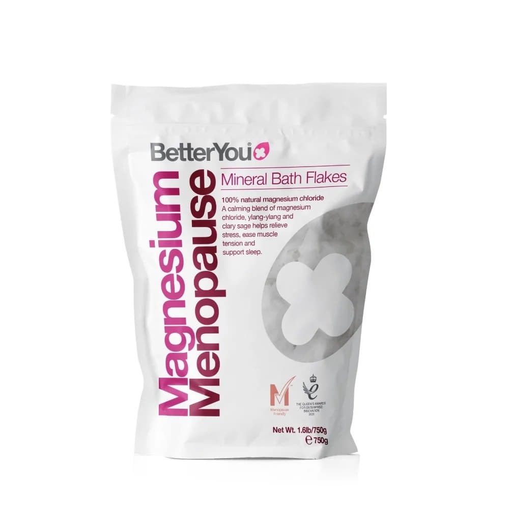 Better You - Magnesium Menopause Mineral Bath Flakes – Better You verpakking