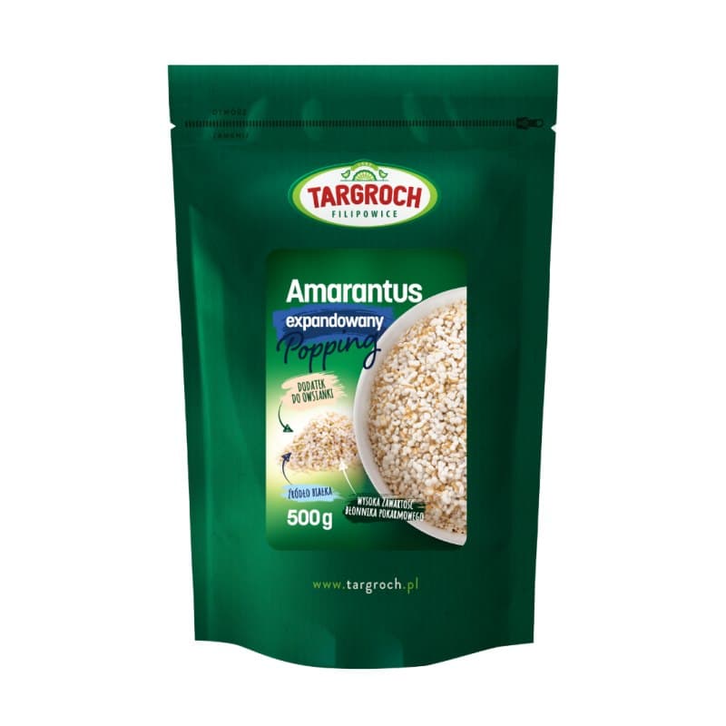 Targroch Amarantus expanded popping 500g – Targroch packaging
