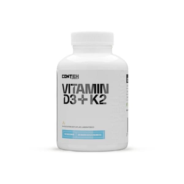 Conteh Sports - Vitamin D3 + K2 - 120 comprimés