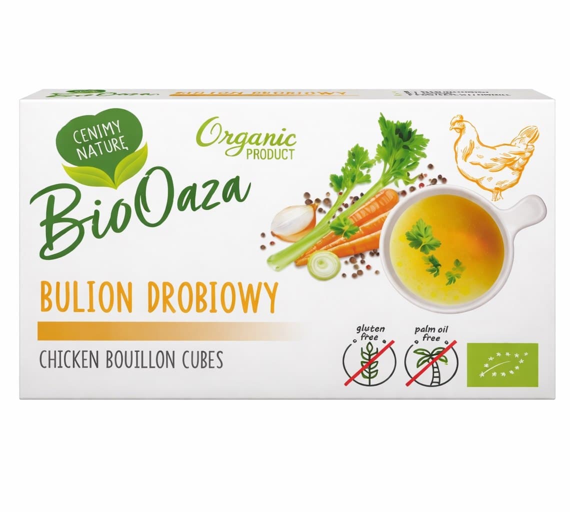Bio Oaza - Organic Poultry Broth Cube Bio 66g