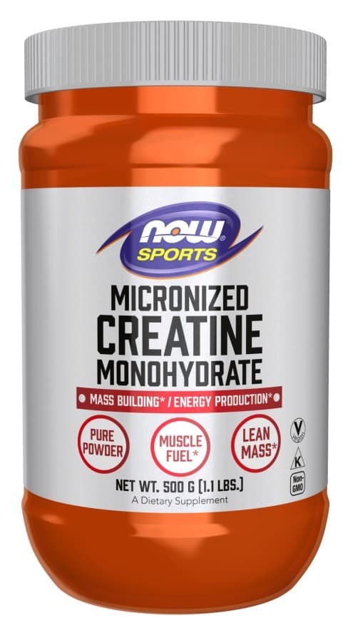 NOW Foods - Micronized Creatine Monohydrate – NOW Foods packaging