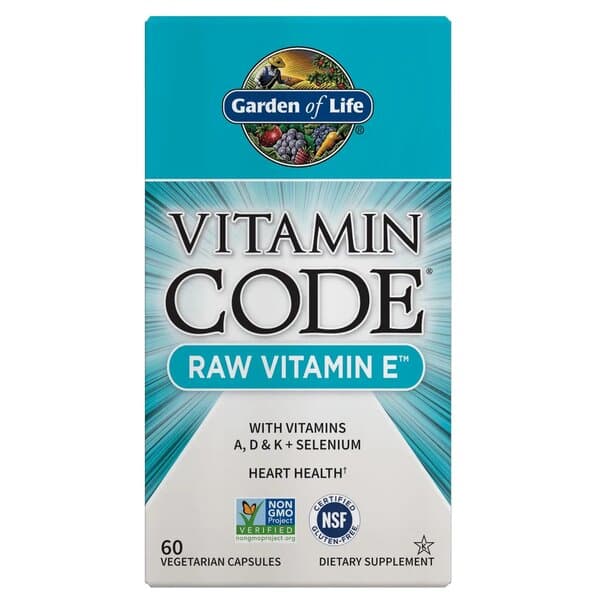 Garden Of Life Vitamin Code Raw Vitamin E - 30 kapslar – Garden Of Life packaging