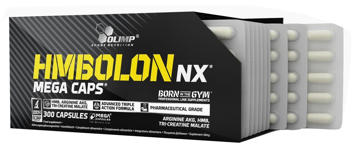 Olimp Labs - Hmbolon Nx, Mega Caps - 300 capsule – Olimp Labs packaging