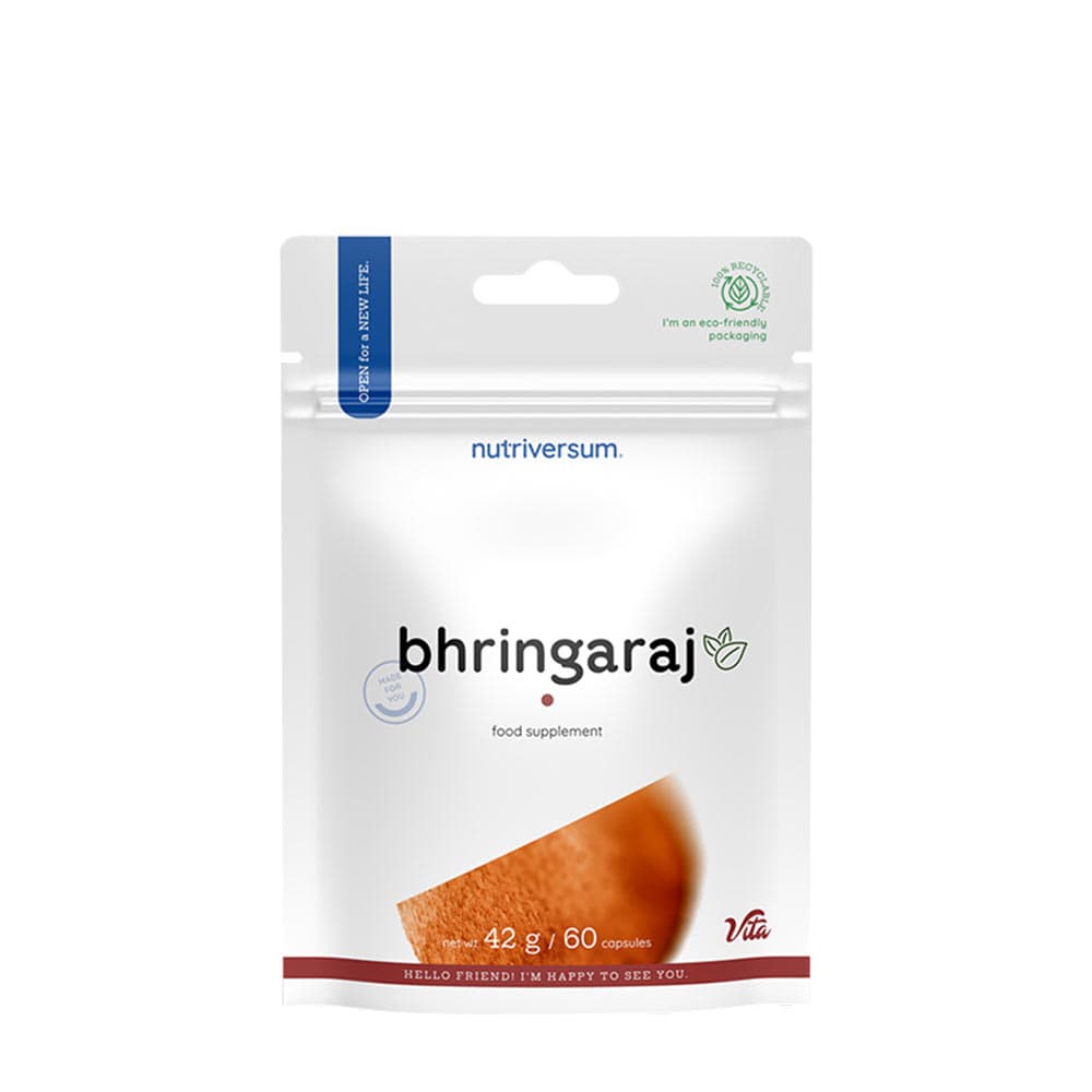 Nutriversum - Bhringaraj - 42g / 60 Caps – Nutriversum förpackning