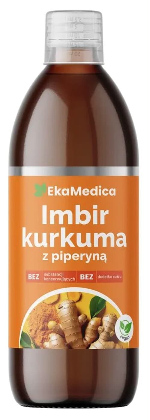 Eka Medica - Ginger Turmeric With Piperine - 500ml – Eka Medica opakowanie