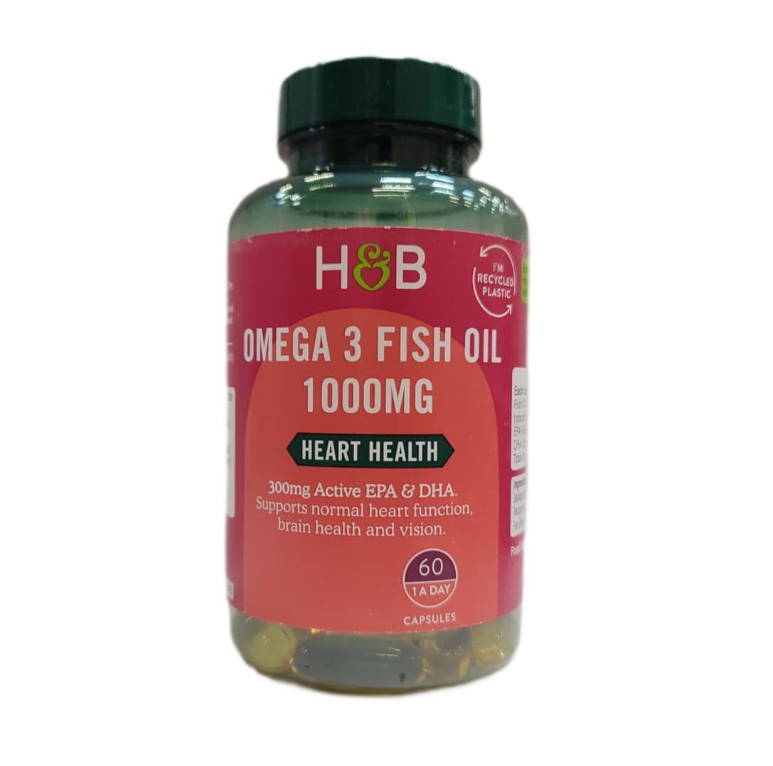 Holland & Barrett - Omega 3 Visolie, 1000mg