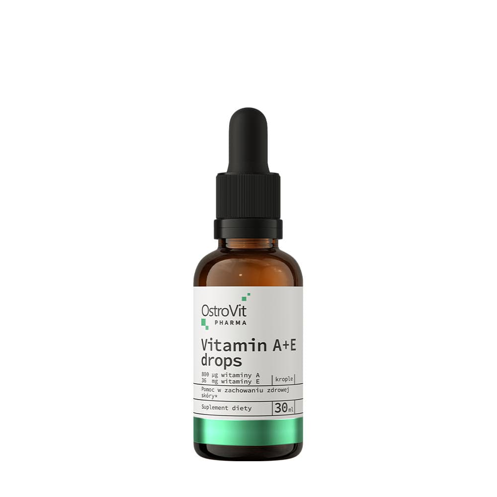 OstroVit Vitamin A+E Drops 30ml – Liquid Vitamin Supplement – OstroVit packaging