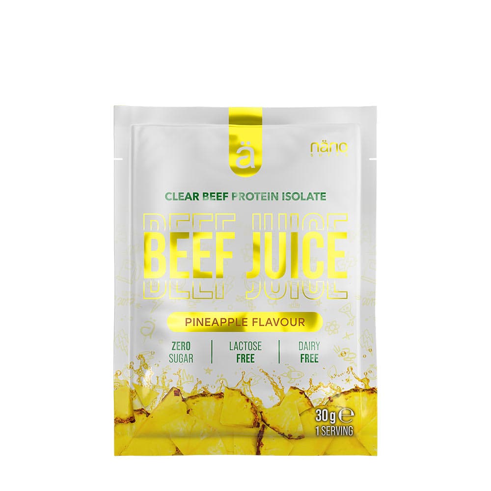 Nanosupps - Beef Juice, helder rundereiwitisolaat – verpakking
