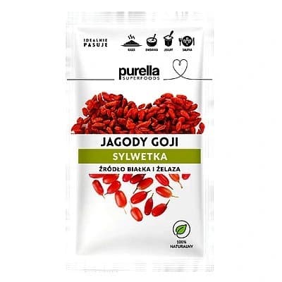 Purella Superfoods Goji bessen 45 g – Purella verpakking
