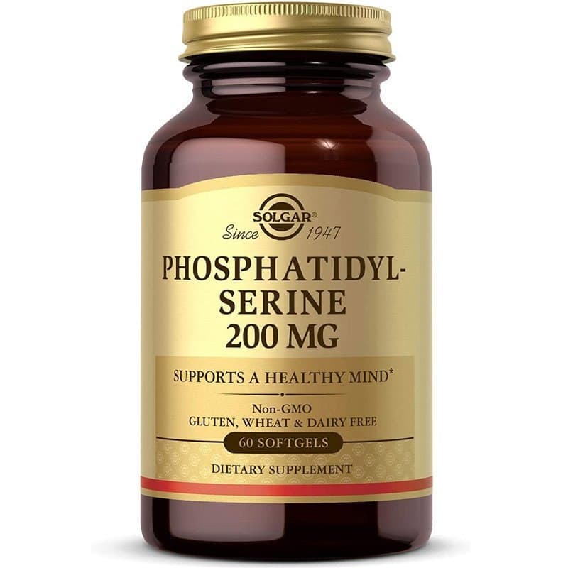 Solgar Fosfatidilserina 200 mg - 60 cápsulas blandas – Solgar empaque